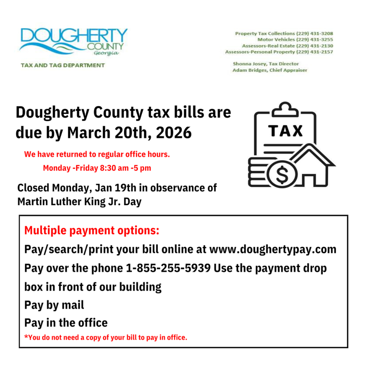 Tax Tag Dougherty County GA